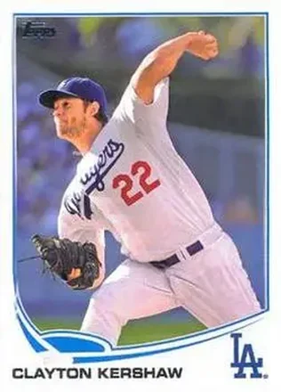 2013 Topps #22 - Clayton Kershaw - Los Angeles Dodgers