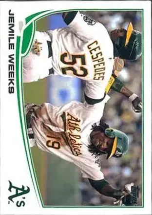 2013 Topps #23 - Jemile Weeks - Oakland Athletics