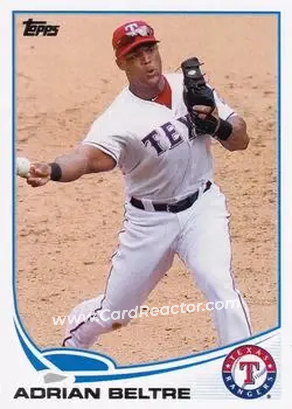 2013 Topps #29 - Adrian Beltré - Texas Rangers - Front