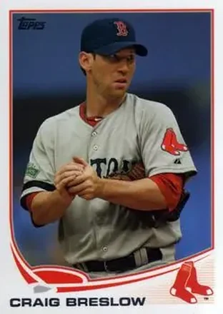 2013 Topps #32 - Craig Breslow - Boston Red Sox