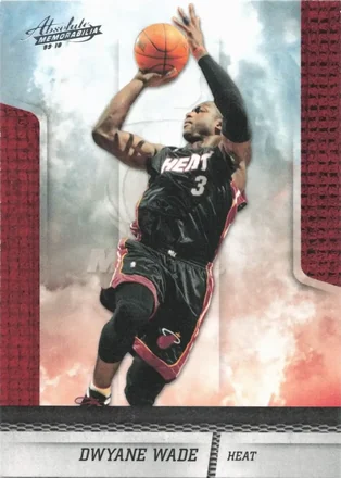 2009-10 Panini - Absolute Memorabilia #7 - Dwyane Wade - Miami Heat