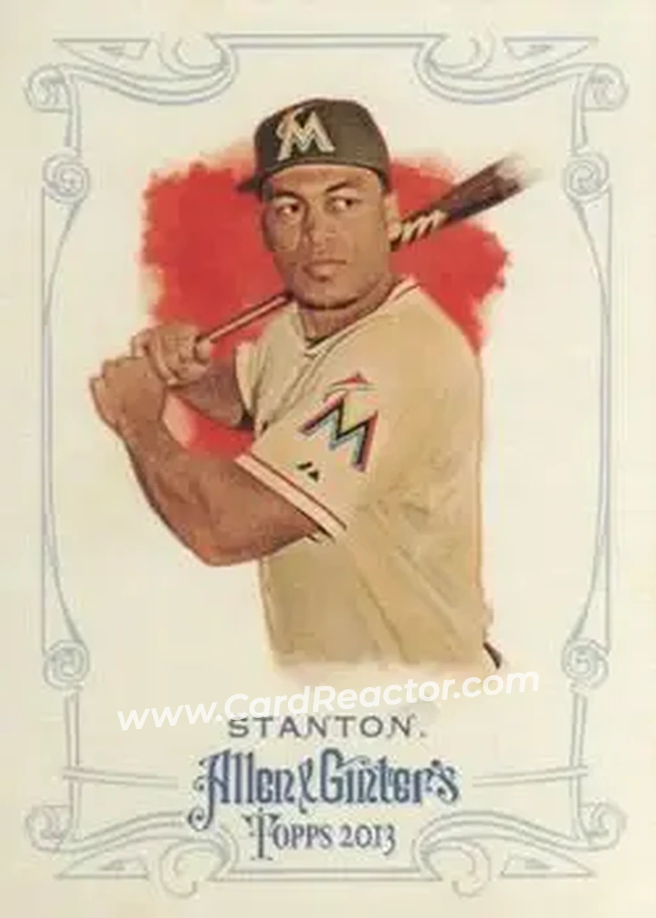 2013 Topps Allen & Ginter #9 - Giancarlo Stanton - Miami Marlins - Front