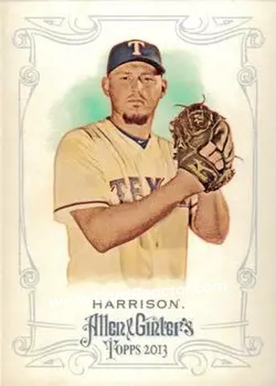 2013 Topps Allen & Ginter #18 - Matt Harrison - Texas Rangers - Front