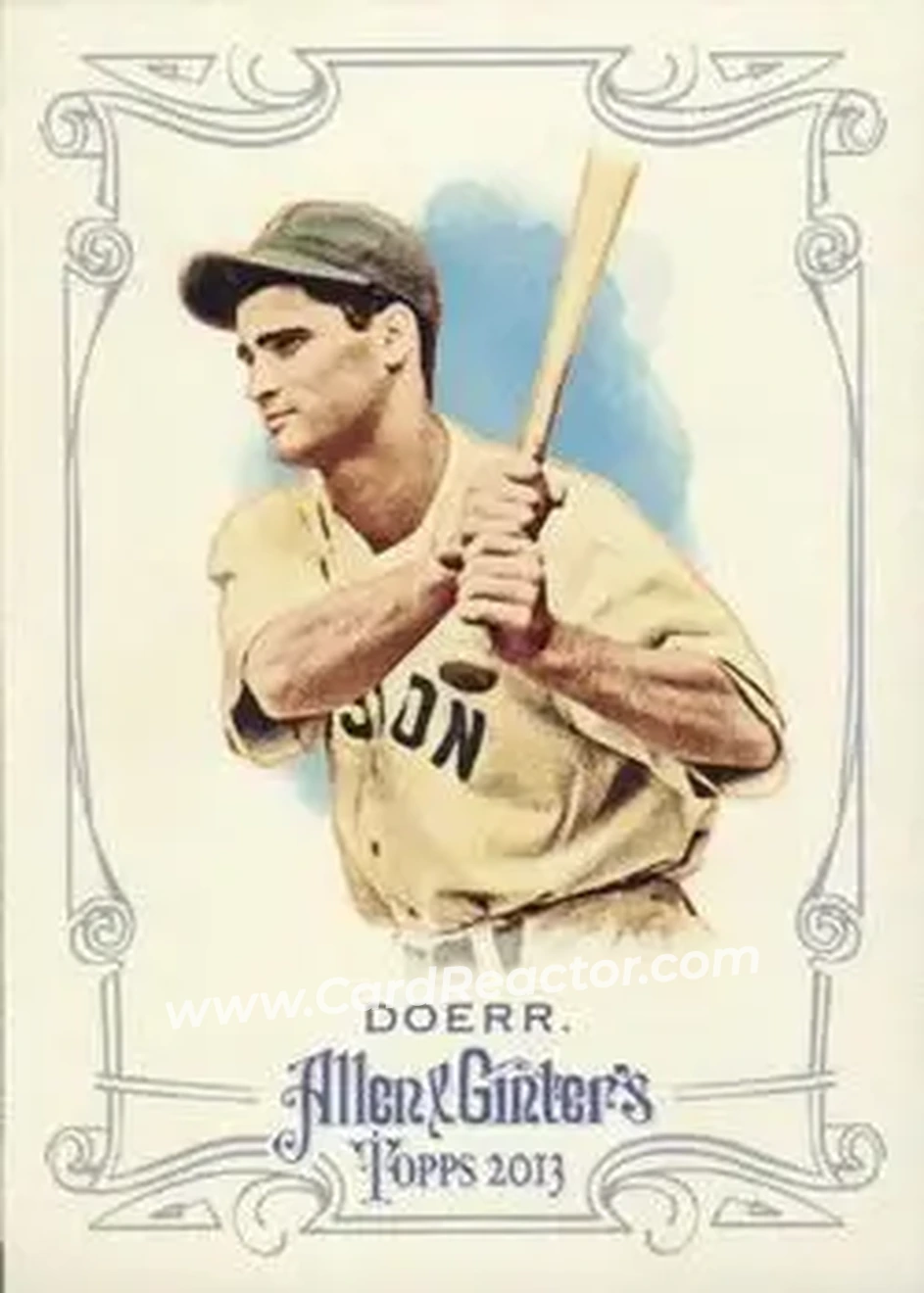 2013 Topps Allen & Ginter #19 - Bobby Doerr - Boston Red Sox - Front