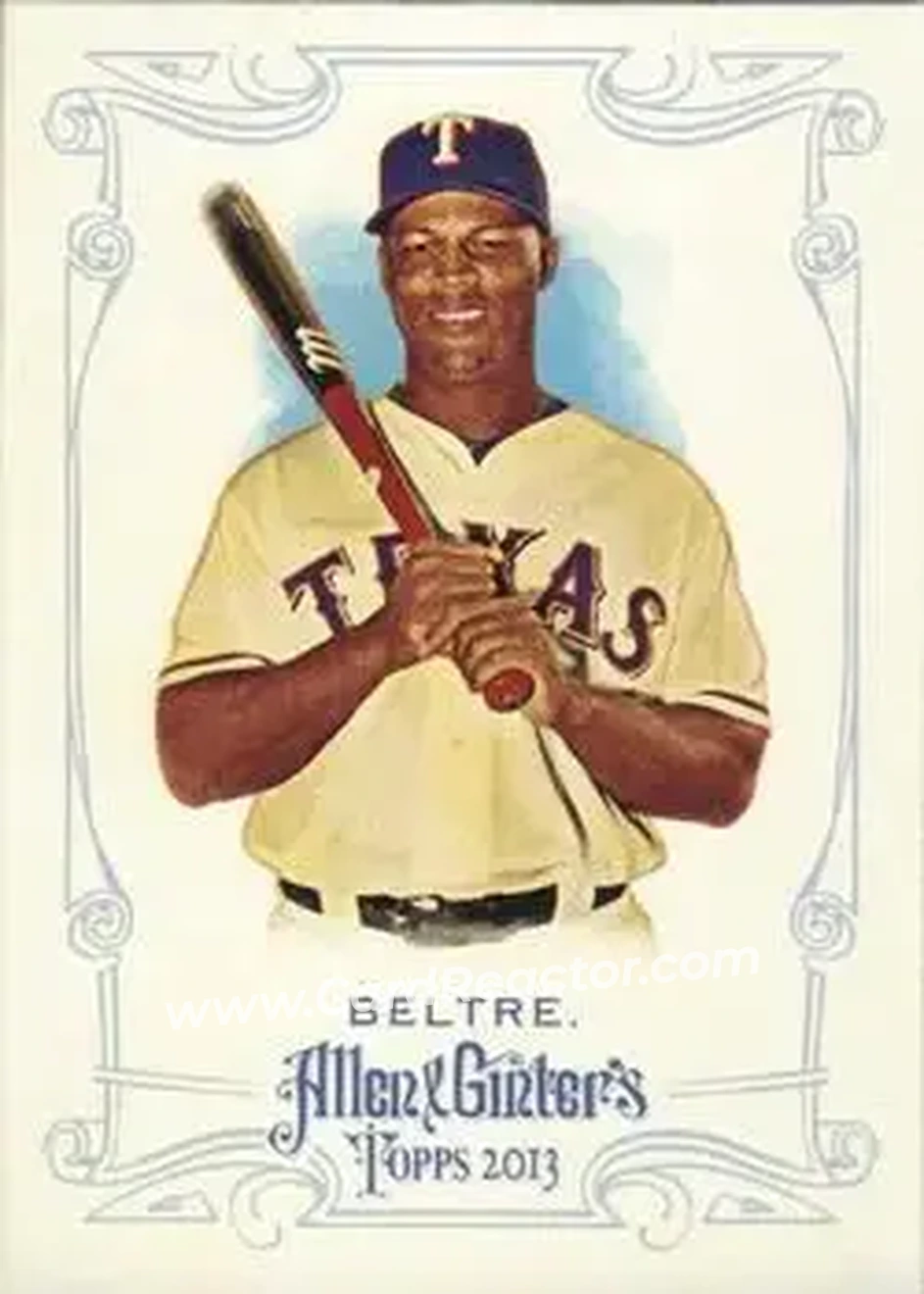 2013 Topps Allen & Ginter #23 - Adrian Beltré - Texas Rangers - Front