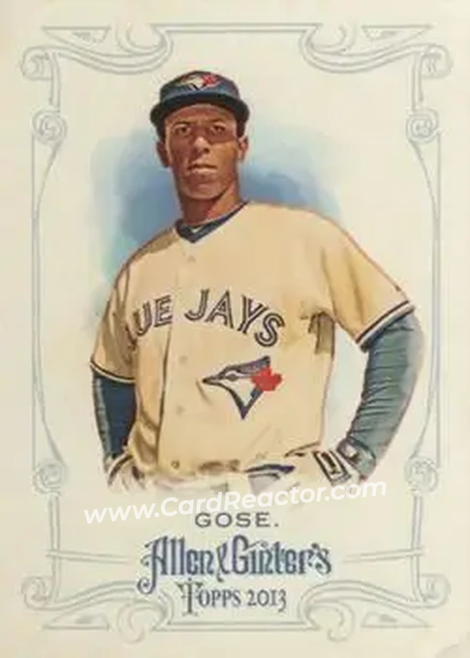 2013 Topps Allen & Ginter #24 - Anthony Gose - Toronto Blue Jays - Front