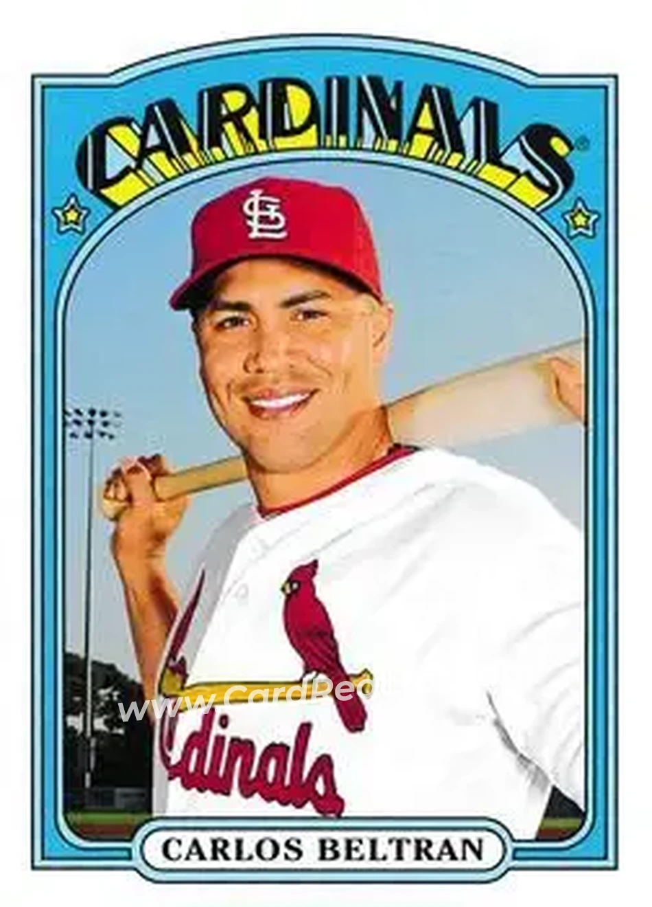 2013 Topps Archives #3 - Carlos Beltran - St. Louis Cardinals - Front