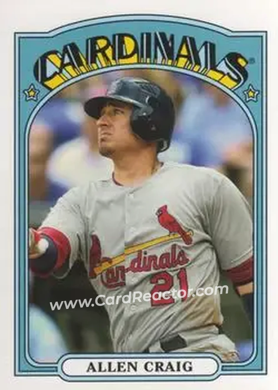 2013 Topps Archives #5 - Allen Craig - St. Louis Cardinals - Front
