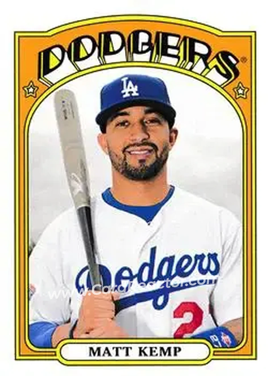 2013 Topps Archives #10 - Matt Kemp - Los Angeles Dodgers - Front