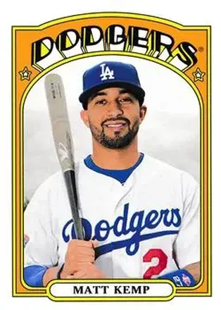 2013 Topps Archives #10 - Matt Kemp - Los Angeles Dodgers