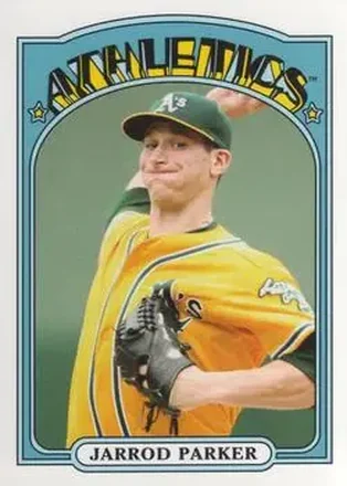 2013 Topps Archives #12 - Jarrod Parker - Oakland Athletics