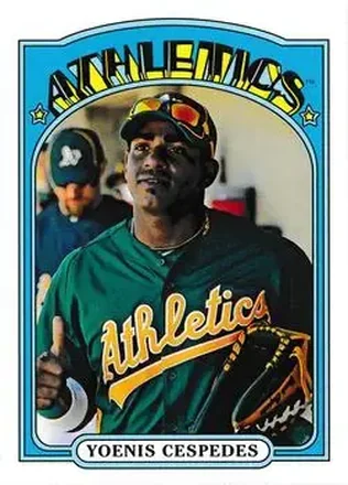 2013 Topps Archives #14 - Yoenis Cespedes - Oakland Athletics