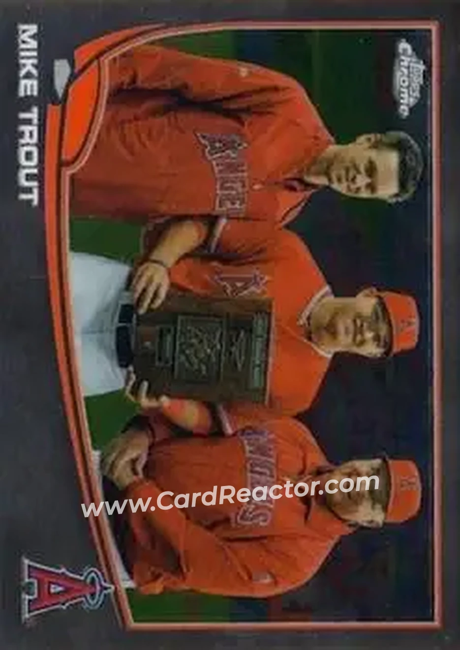 2013 Topps Chrome #1b - Mike Trout - Los Angeles Angels - Front