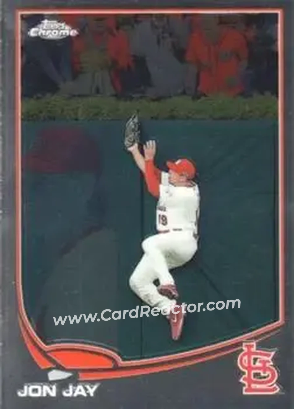 2013 Topps Chrome #4 - Jon Jay - St. Louis Cardinals - Front 2013 Topps Chrome #4 - Jon Jay - St. Louis Cardinals - Front