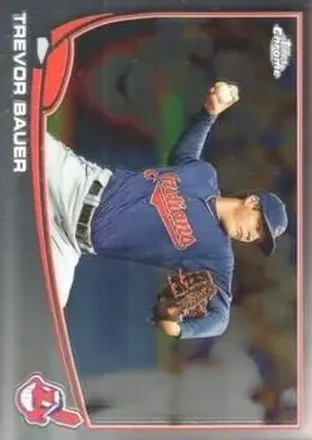 2013 Topps Chrome #9 - Trevor Bauer - Cleveland Indians
