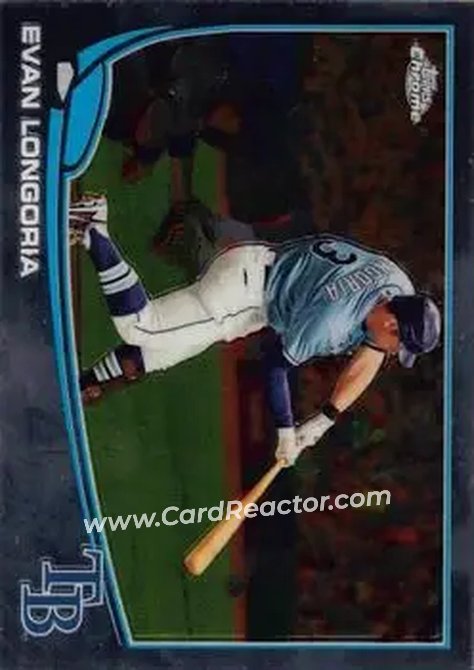 2013 Topps Chrome #11 - Evan Longoria - Tampa Bay Rays - Front 2013 Topps Chrome #11 - Evan Longoria - Tampa Bay Rays - Front