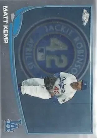 2013 Topps Chrome #20b - Matt Kemp - Los Angeles Dodgers
