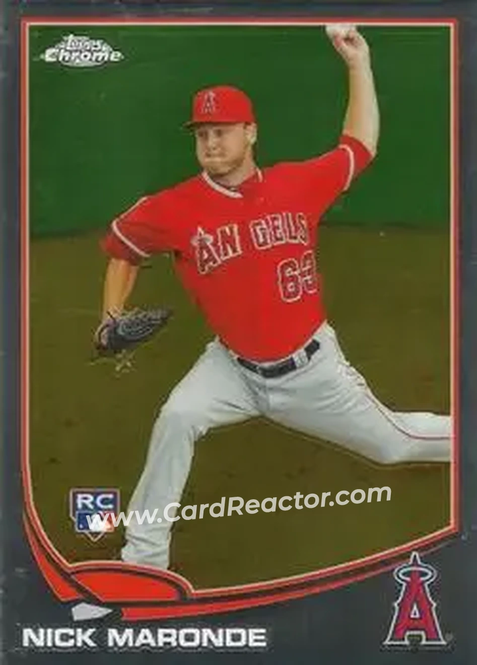 2013 Topps Chrome #24 - Nick Maronde - Los Angeles Angels - Front 2013 Topps Chrome #24 - Nick Maronde - Los Angeles Angels - Front