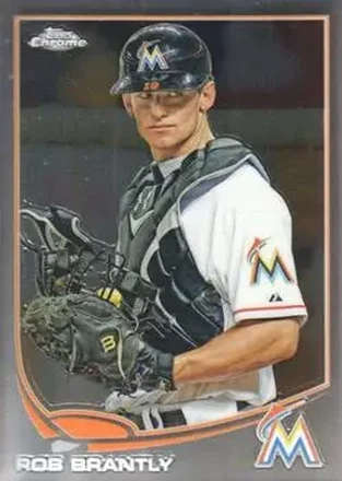 2013 Topps Chrome #27 - Rob Brantly - Miami Marlins