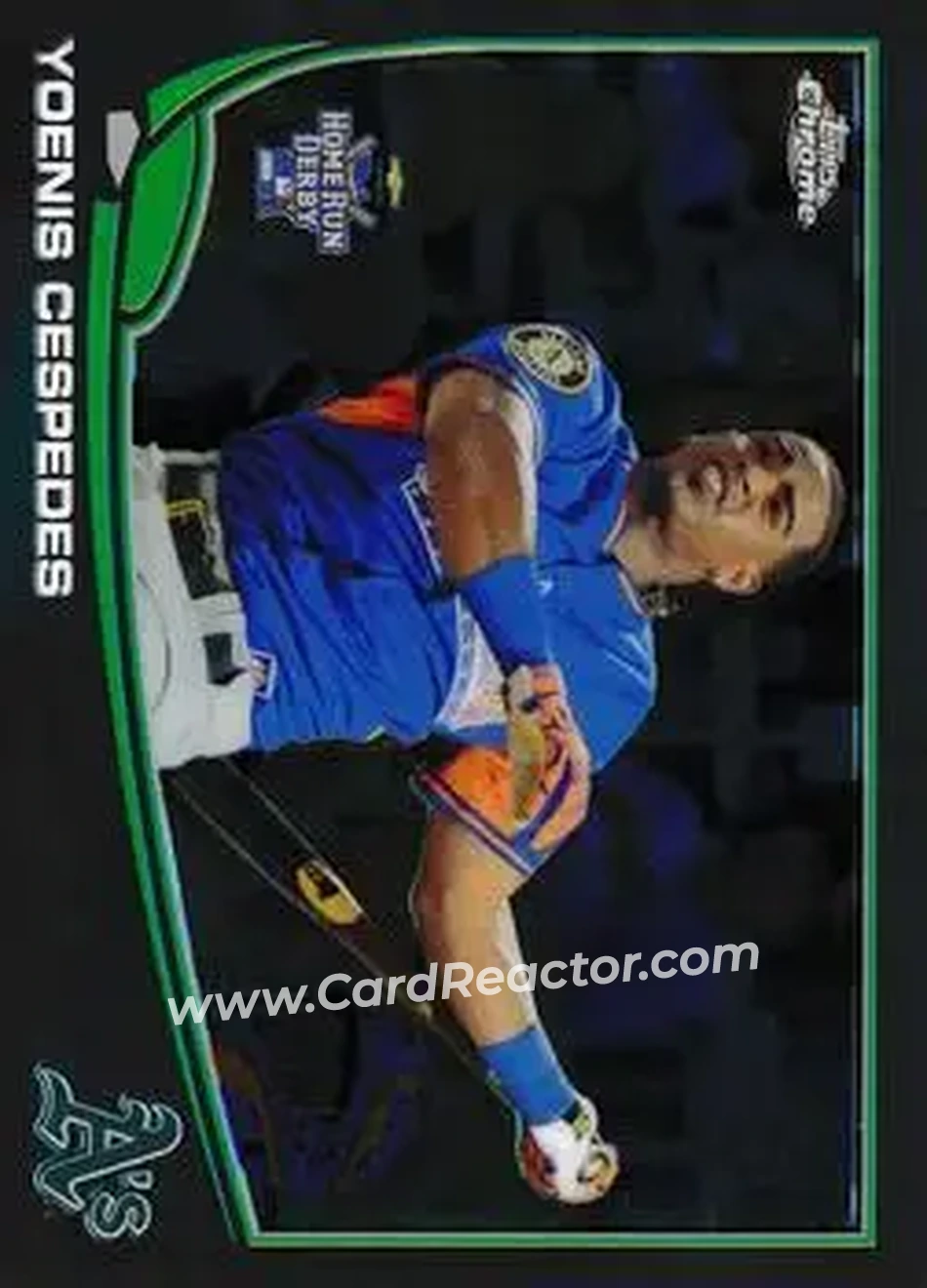 2013 Topps Chrome Update #MB-6 - Yoenis Cespedes - Oakland Athletics - Front