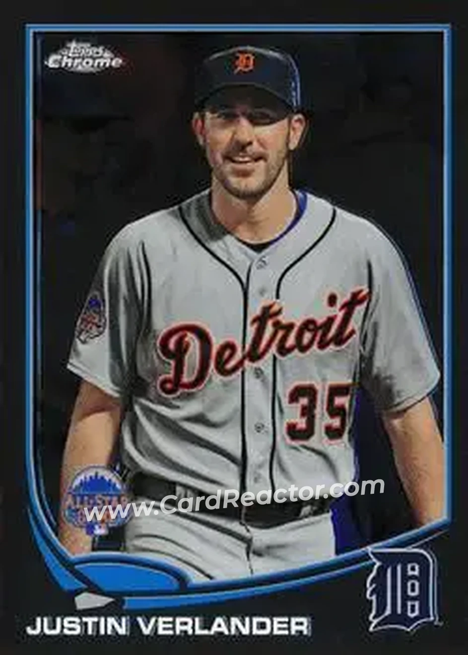 2013 Topps Chrome Update #MB-7 - Justin Verlander - Detroit Tigers - Front