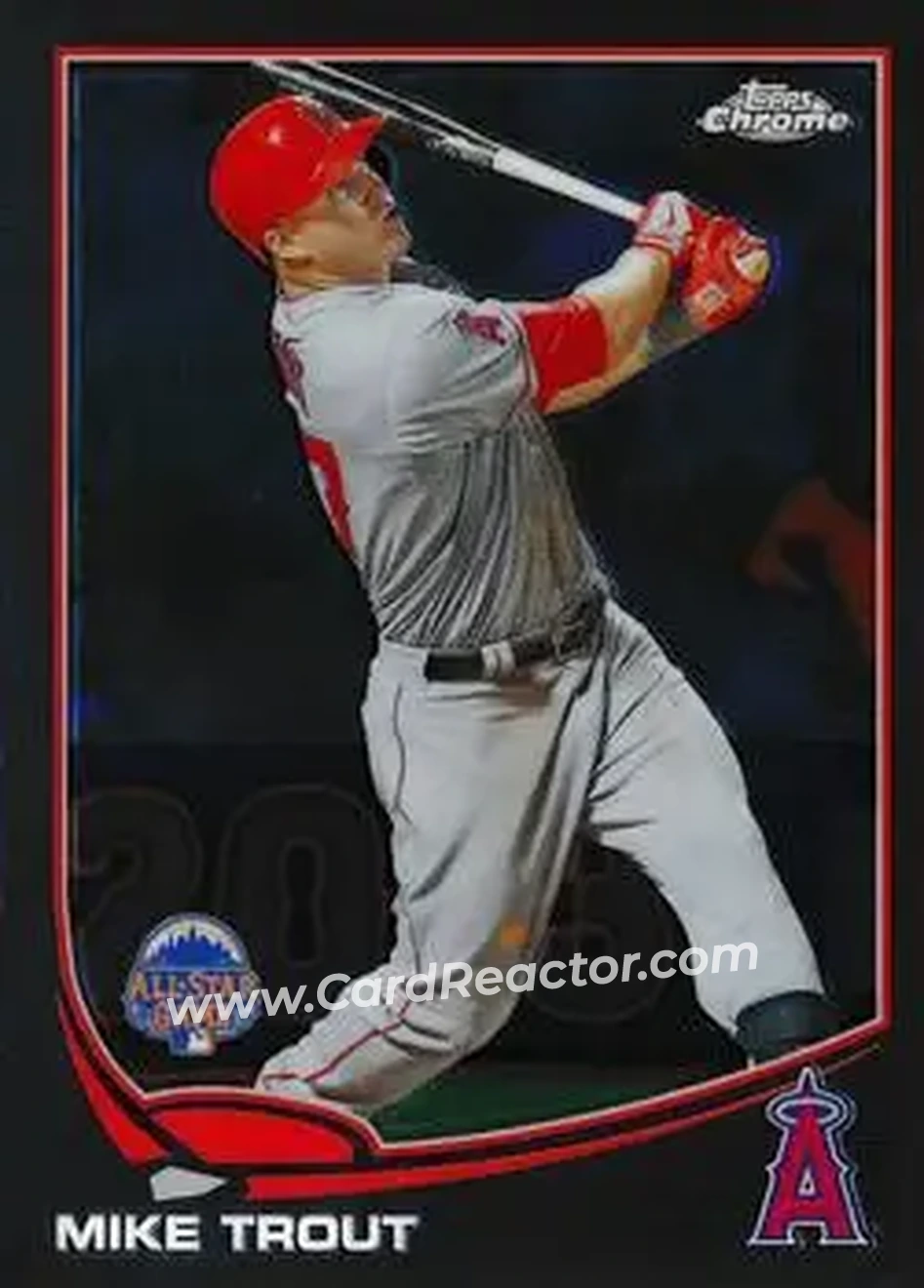 2013 Topps Chrome Update #MB-9 - Mike Trout - Los Angeles Angels - Front