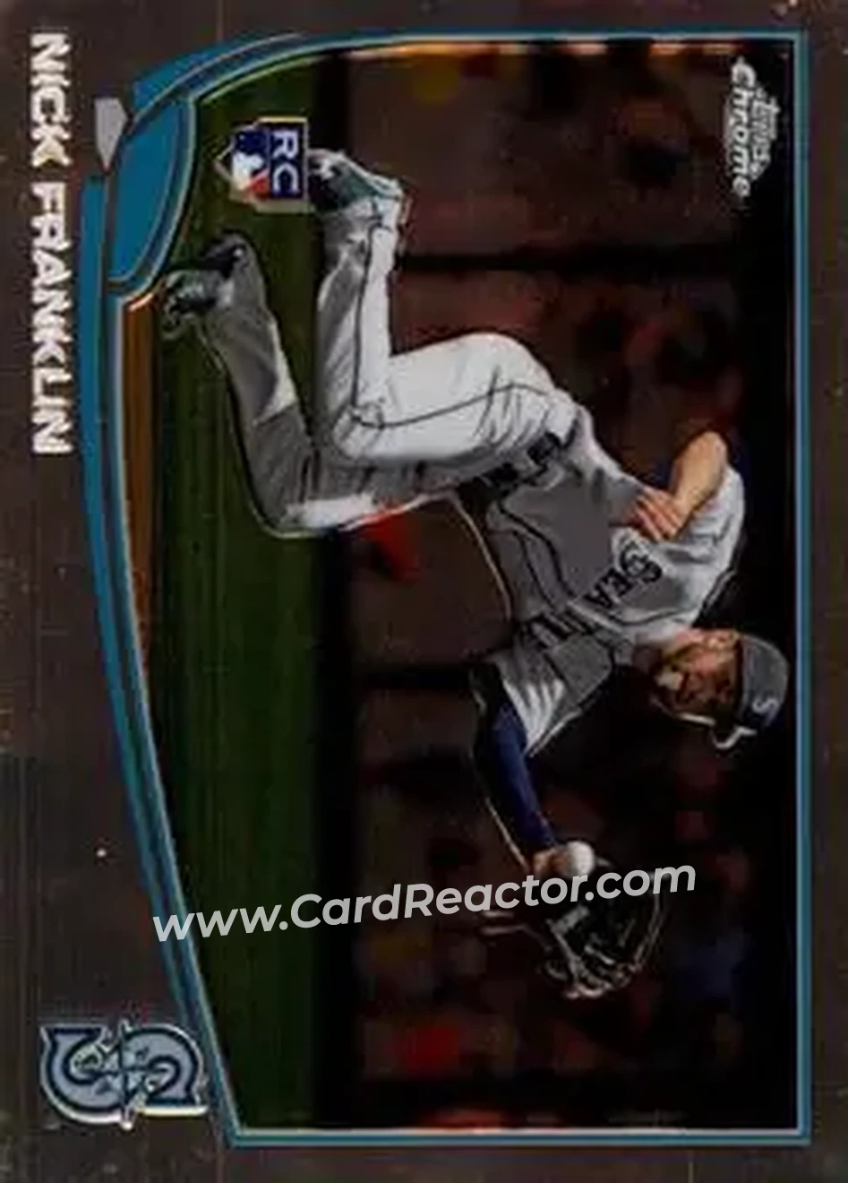 2013 Topps Chrome Update #MB-12 - Nick Franklin - Seattle Mariners - Front