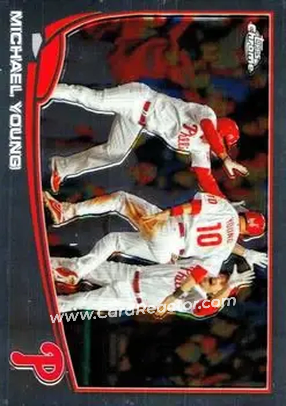 2013 Topps Chrome Update #MB-25 - Michael Young - Philadelphia Phillies - Front