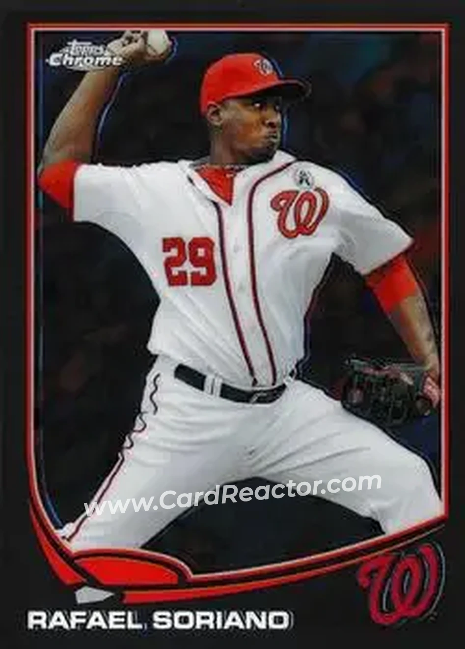 2013 Topps Chrome Update #MB-28 - Rafael Soriano - Washington Nationals - Front