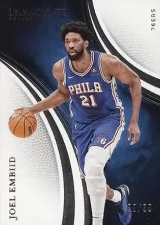2024-25 Panini Immaculate Collection #13 - Joel Embiid - Philadelphia 76ers 2024-25 Panini Immaculate Collection #13 - Joel Embiid - Philadelphia 76ers