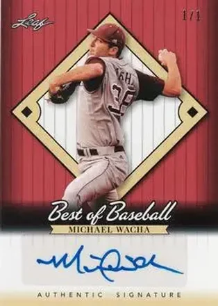 2013 Leaf Best of Baseball - Autographs Red #A-MW2 - Michael Wacha - St. Louis Cardinals