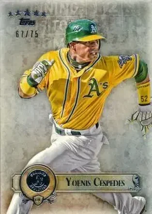 2013 Topps Five Star #3 - Yoenis Cespedes - Oakland Athletics