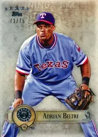 2013 Topps Five Star #9 - Adrian Beltré - Texas Rangers