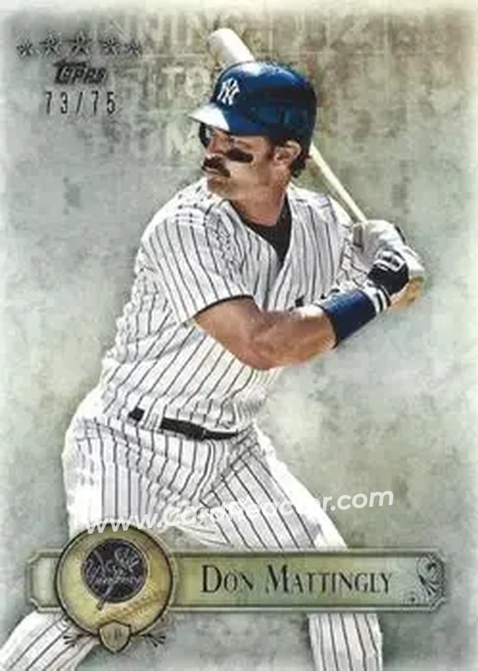 2013 Topps Five Star #17 - Don Mattingly - New York Yankees - Front 2013 Topps Five Star #17 - Don Mattingly - New York Yankees - Front