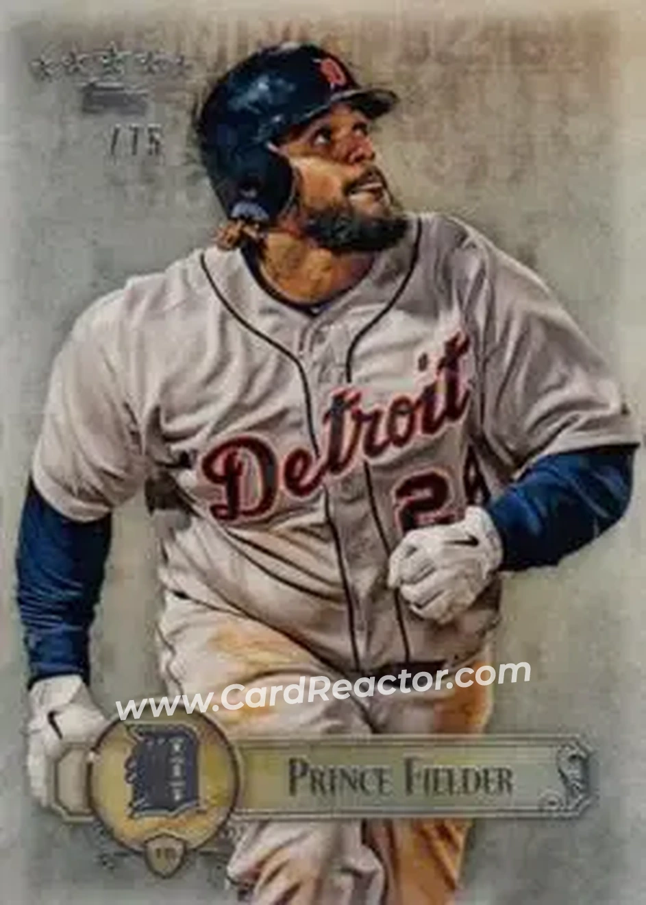 2013 Topps Five Star #21 - Prince Fielder - Detroit Tigers - Front