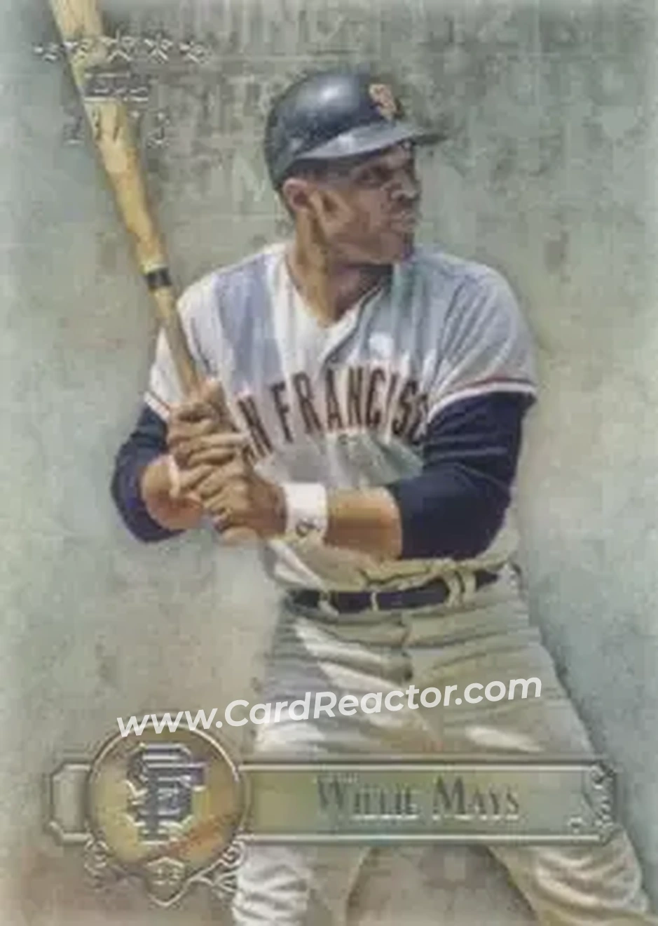 2013 Topps Five Star #27 - Willie Mays - San Francisco Giants - Front