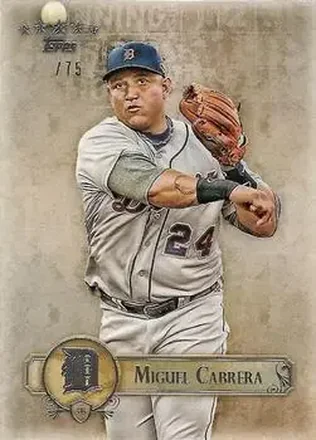 2013 Topps Five Star #28 - Miguel Cabrera - Detroit Tigers