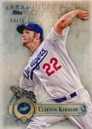 2013 Topps Five Star #41 - Clayton Kershaw - Los Angeles Dodgers