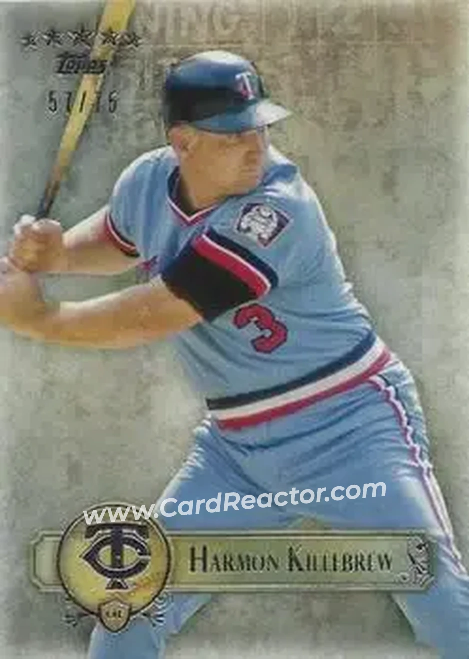 2013 Topps Five Star #65 - Harmon Killebrew - Minnesota Twins - Front 2013 Topps Five Star #65 - Harmon Killebrew - Minnesota Twins - Front