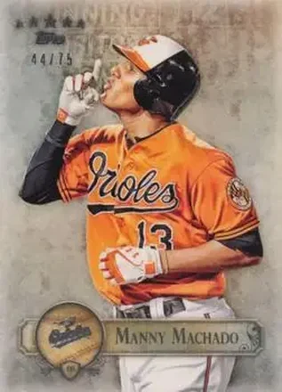 2013 Topps Five Star #77 - Manny Machado - Baltimore Orioles