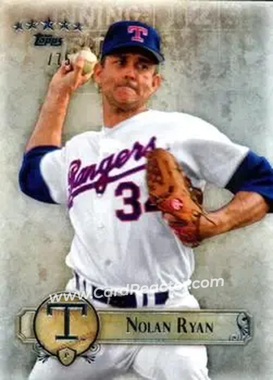 2013 Topps Five Star #78 - Nolan Ryan - Texas Rangers - Front