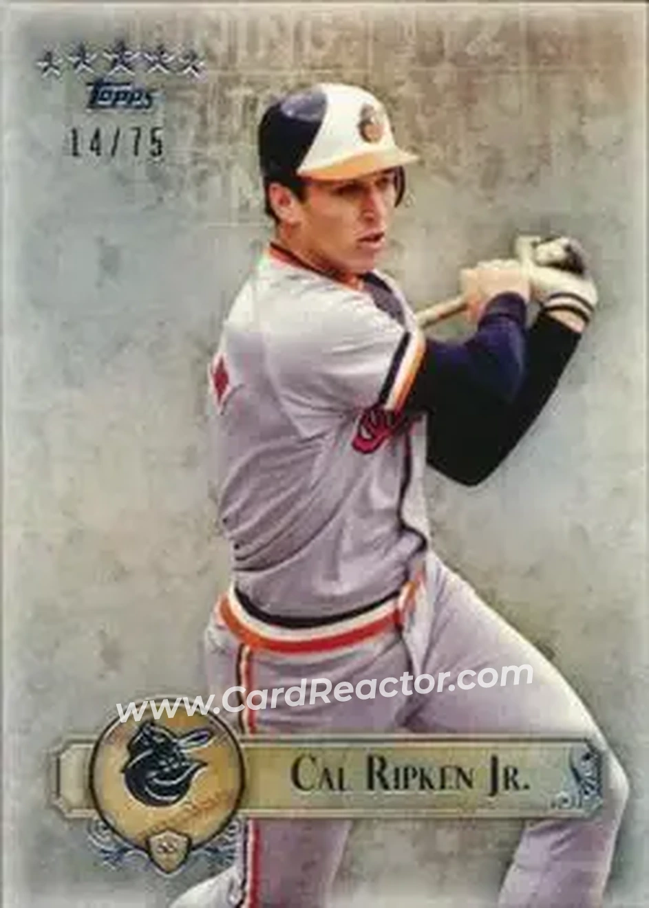 2013 Topps Five Star #81 - Cal Ripken - Baltimore Orioles - Front 2013 Topps Five Star #81 - Cal Ripken - Baltimore Orioles - Front