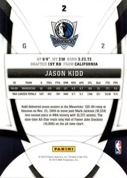 Back of Jason Kidd