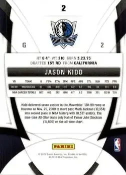Back of Jason Kidd