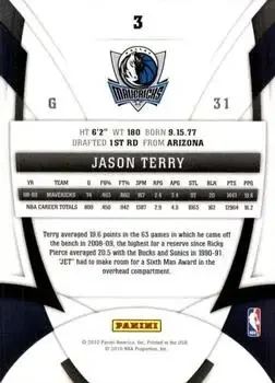 Back of Jason Terry