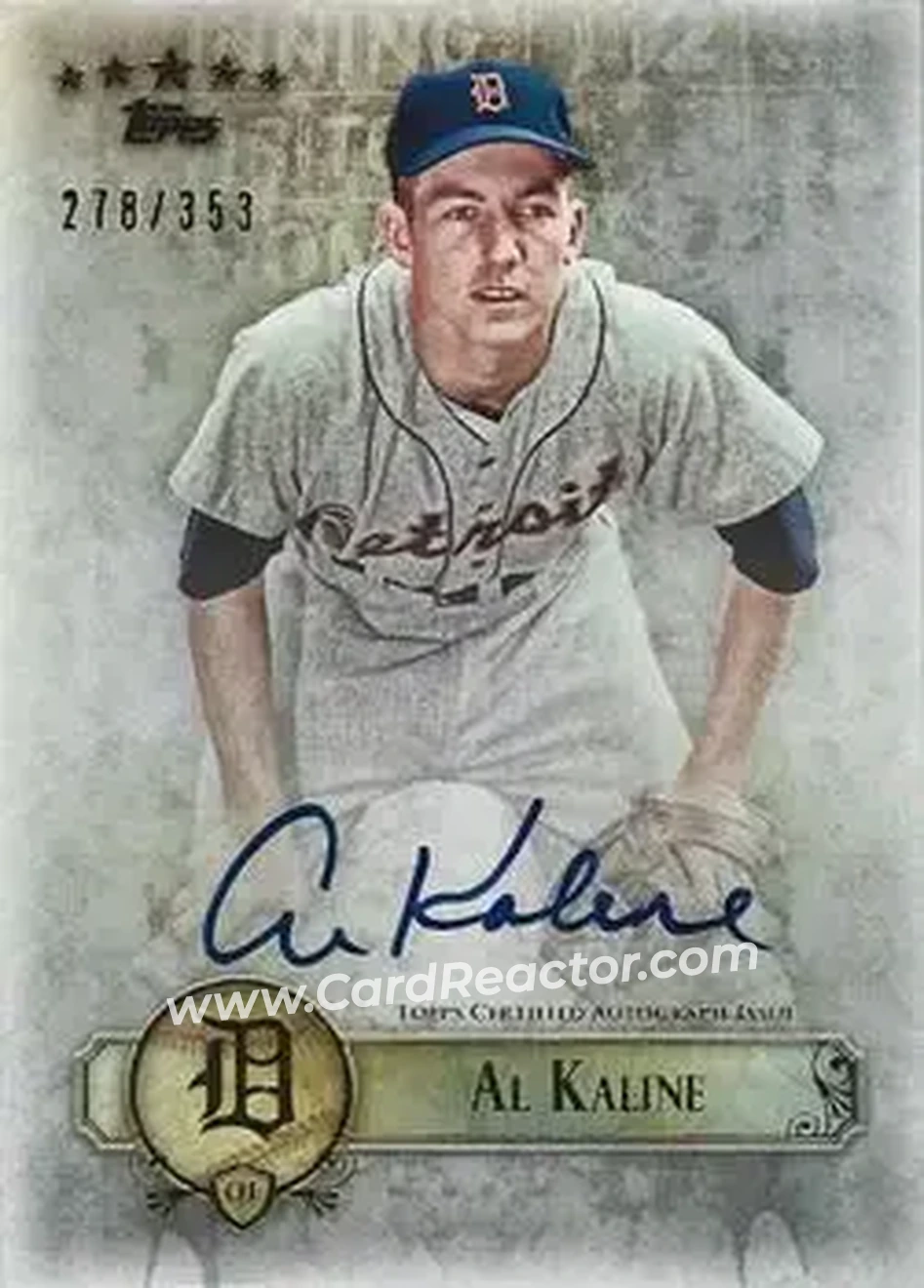 2013 Topps Five Star - Autographs #FSBA-AK - Al Kaline - Detroit Tigers - Front