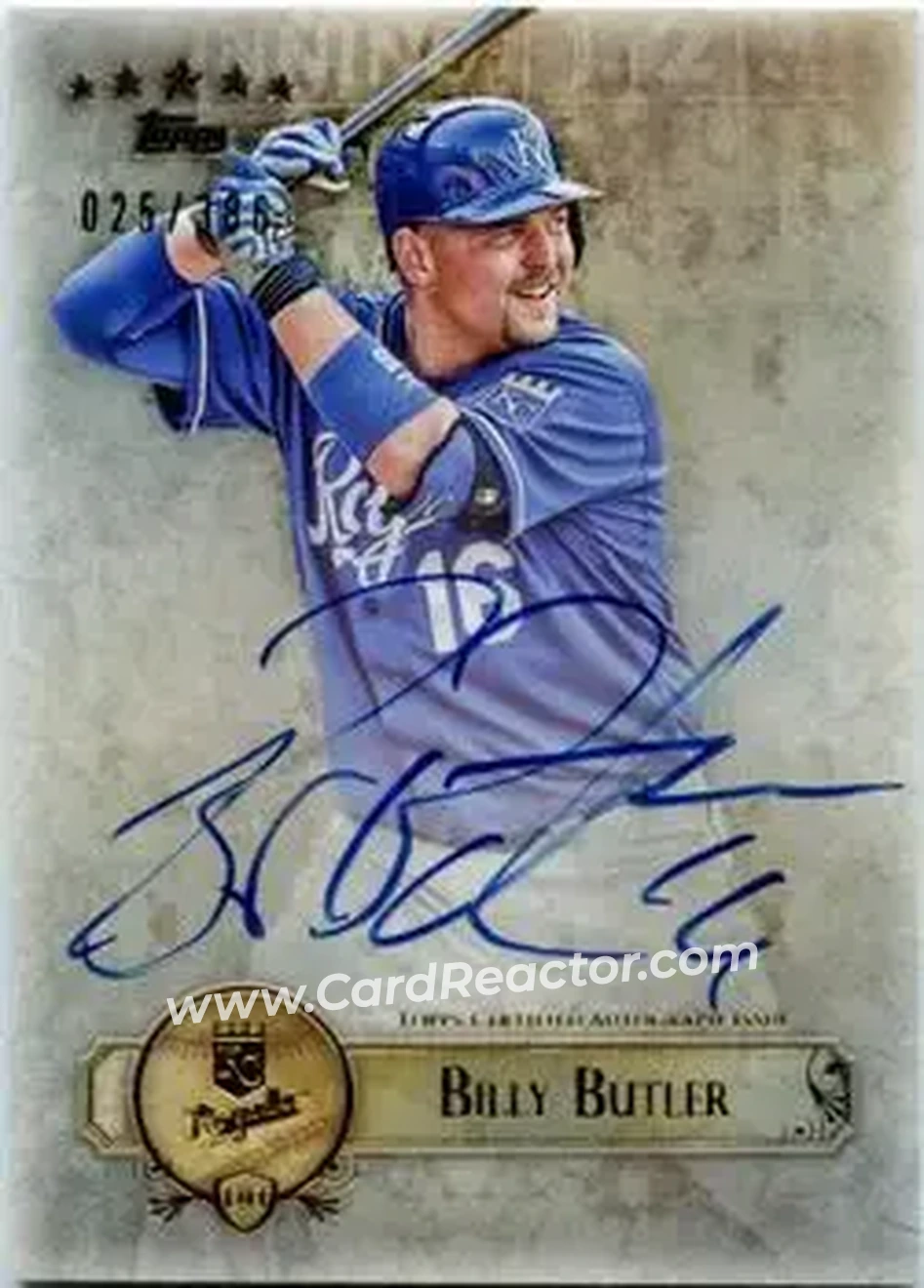 2013 Topps Five Star - Autographs #FSBA-BB - Billy Butler - Kansas City Royals - Front