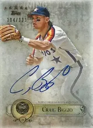 2013 Topps Five Star - Autographs #FSBA-CB - Craig Biggio - Houston Astros