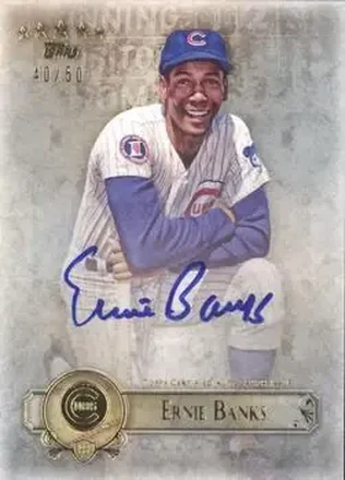 2013 Topps Five Star - Autographs #FSBA-EB - Ernie Banks - Chicago Cubs