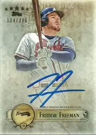 2013 Topps Five Star - Autographs #FSBA-FF - Freddie Freeman - Atlanta Braves